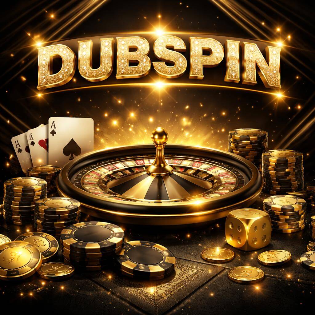 DUBSPIN promotional banner for online slots and casino fun